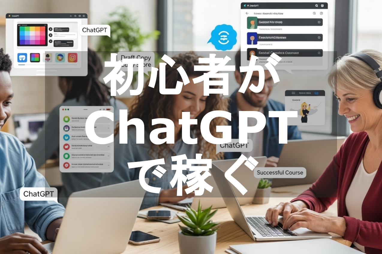 初心者がChatGPTで稼ぐ時代が来た