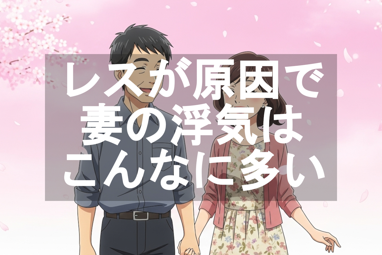 レスが原因で妻の浮気が多い理由
