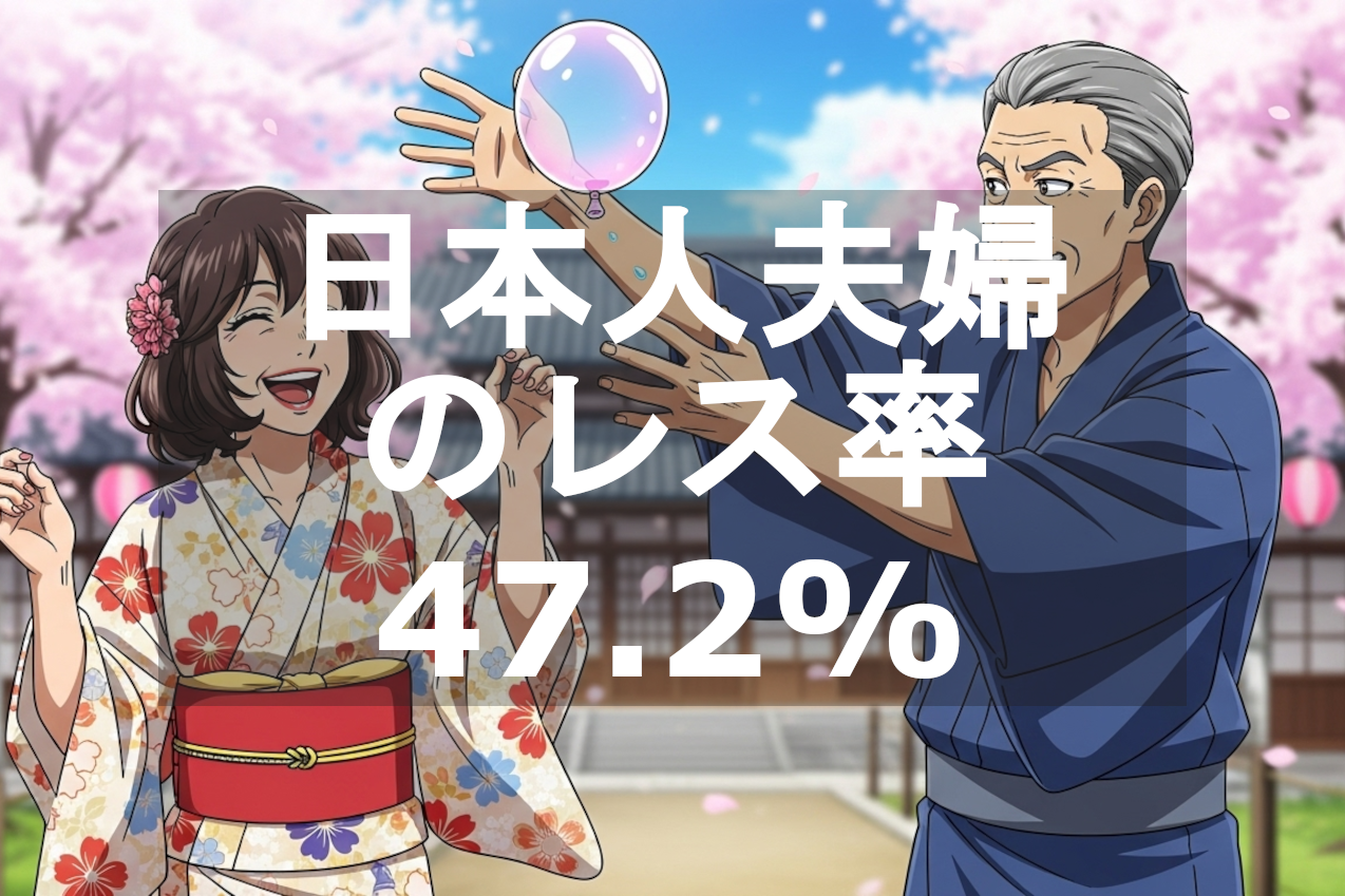日本人の夫婦のレス率