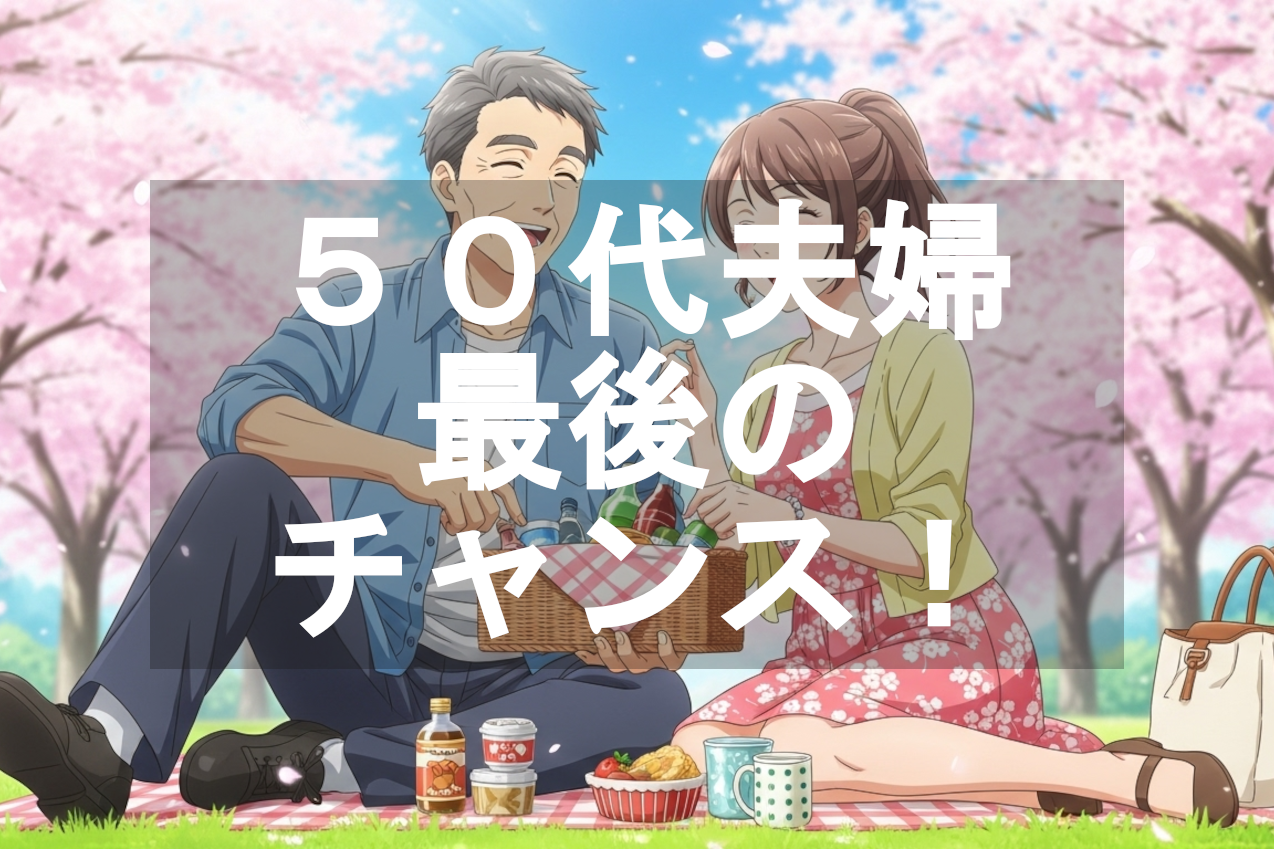 50代夫婦、今が最後のチャンス。60代では遅すぎるこれだけの理由