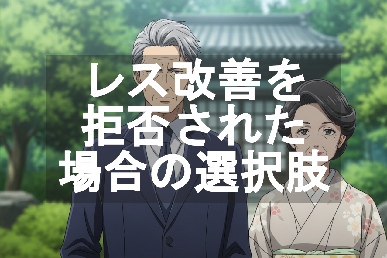 レス改善を拒否された場合の選択肢
