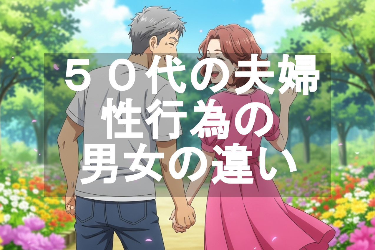50代夫婦の性行為の男性と女性の違い