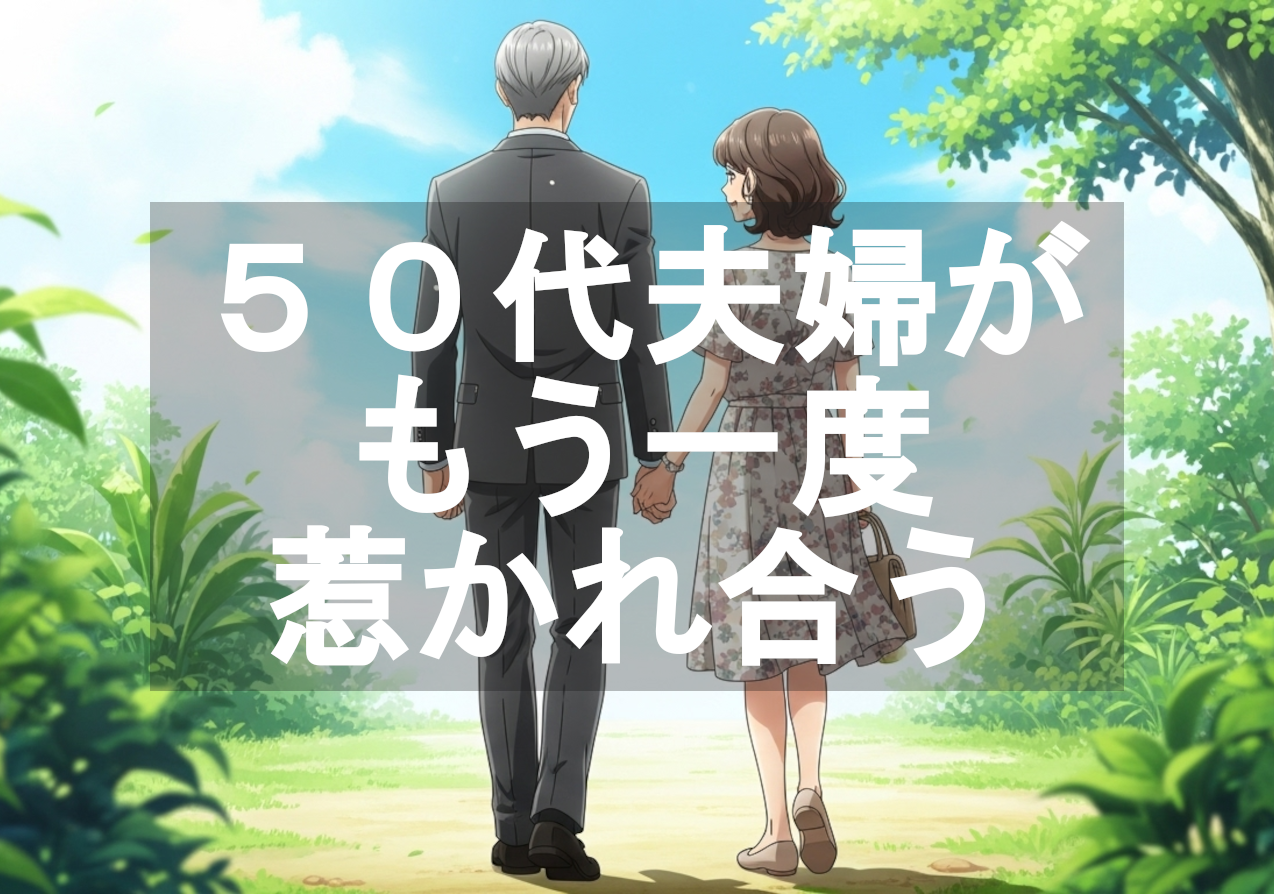 50代夫婦がもう一度惹かれ合うための10ステップ